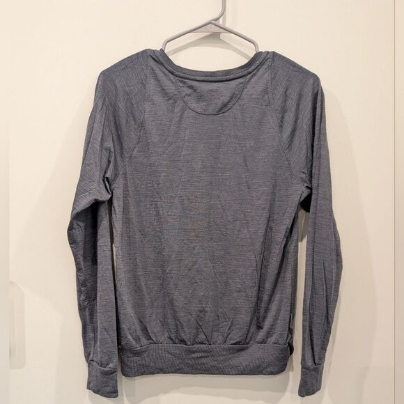 Icebreaker Merino Cool Lite Long Sleeve Crew Sphere Grey Gray Size XS Wool - Picture 3 of 4